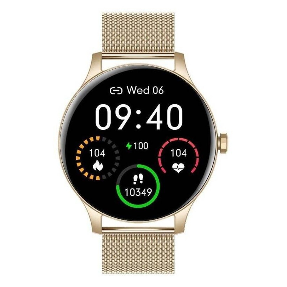 Levně GARETT ELECTRONICS Smartwatch Classy zlatá ocel chytré hodinky