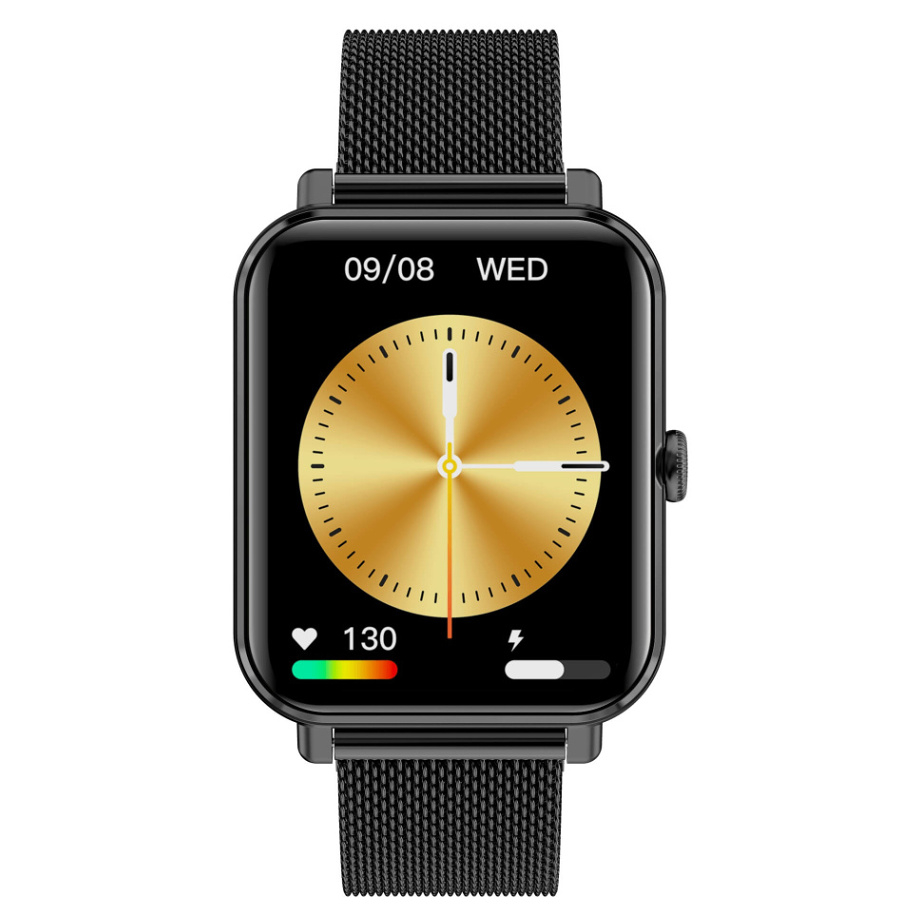 Levně GARETT Smartwatch GRC CLASSIC Black steel Chytré hodinky