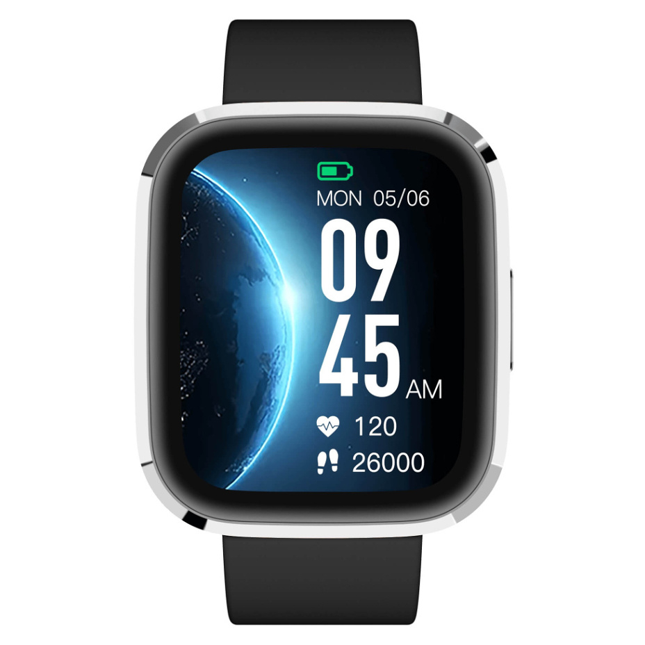 E-shop GARETT Smartwatch GRC STYLE Silver Black Chytré hodinky