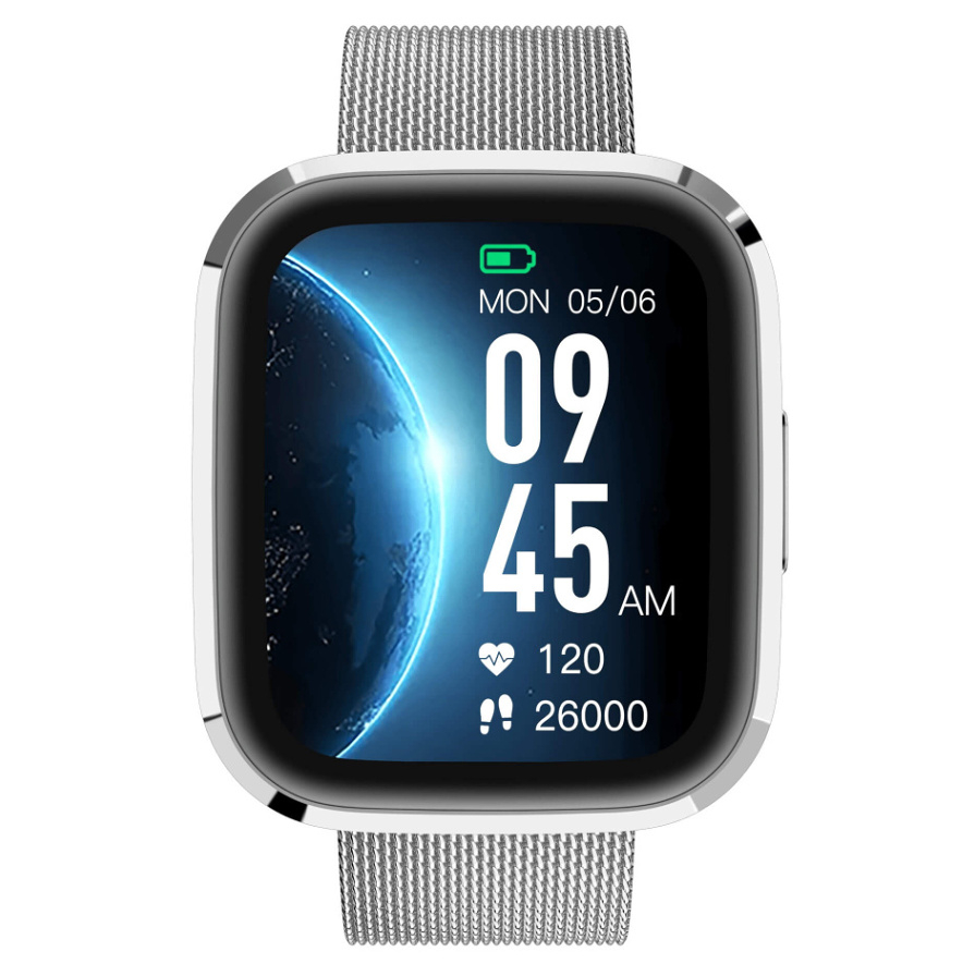 E-shop GARETT Smartwatch GRC STYLE Silver steel Chytré hodinky