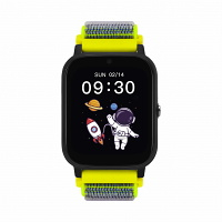 GARETT Smartwatch Kids Tech 4G Green velcro Chytré hodinky