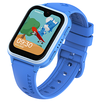GARETT Smartwatch kids vibe 4G amoled blue chytré hodinky (Chytré hodinky) - Digitální