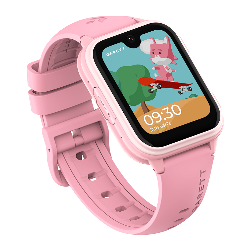 GARETT Smartwatch kids vibe 4G amoled pink chytré hodinky