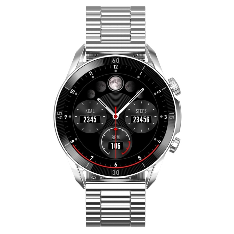 GARETT Smartwatch V10 Silver steel Chytré hodinky