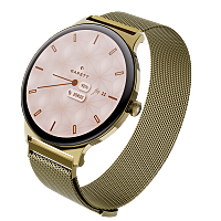 GARETT Smartwatch Verona 2 zlatá gold mesh steel chytré hodinky