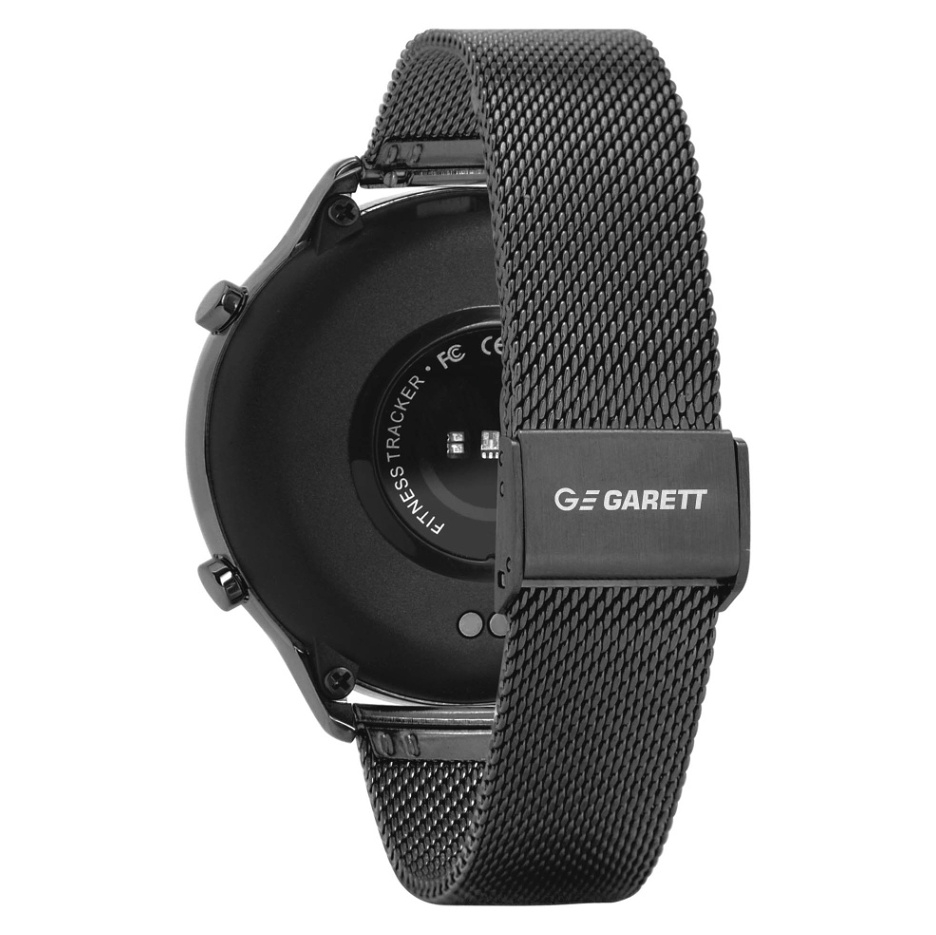 E-shop GARETT Smartwatch Veronica černá ocel chytré hodinky