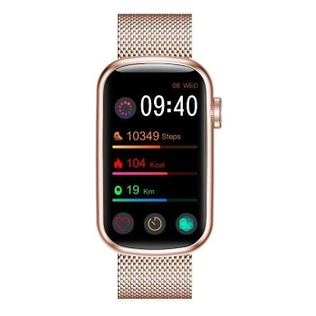 GARETT ELECTRONICS Smartwatch Wave RT zlatá ocel chytré hodinky