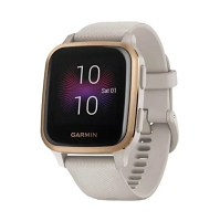 GARMIN GPS Venu Sq Music, RoseGold/Sand Band sportovní hodinky