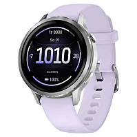 GARMIN Venu 4 - 41 mm Silver/Periwinkle chytré hodinky