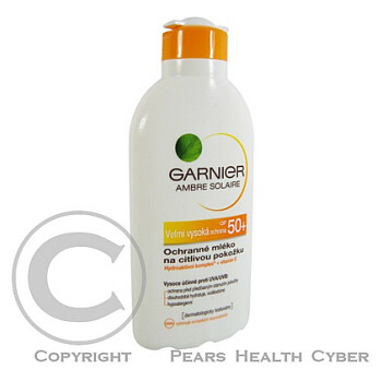 GARNIER AmbreSolaire UV Sensitive mléko OF50 200ml
