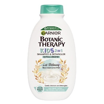 GARNIER Botanic Therapy Kids 2 v 1 Šampon a kondicionér Ledové království Oat Delicacy 400 ml (Dětské šampony) - Hydratační, Čistící
