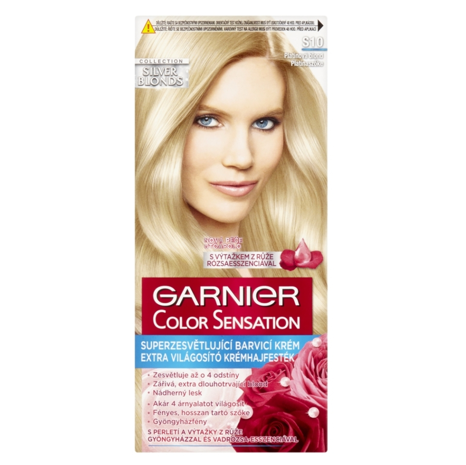 E-shop GARNIER Color Sensation Barva na vlasy S10 Platinová blond