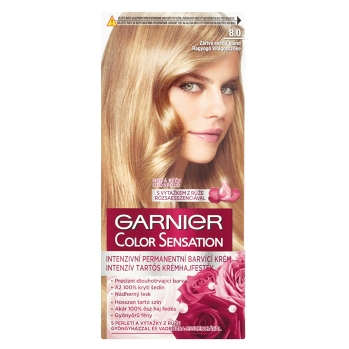 GARNIER Color Sensation Intenzivní permanentní barvicí krém zářivá 8.0 Světlá blond