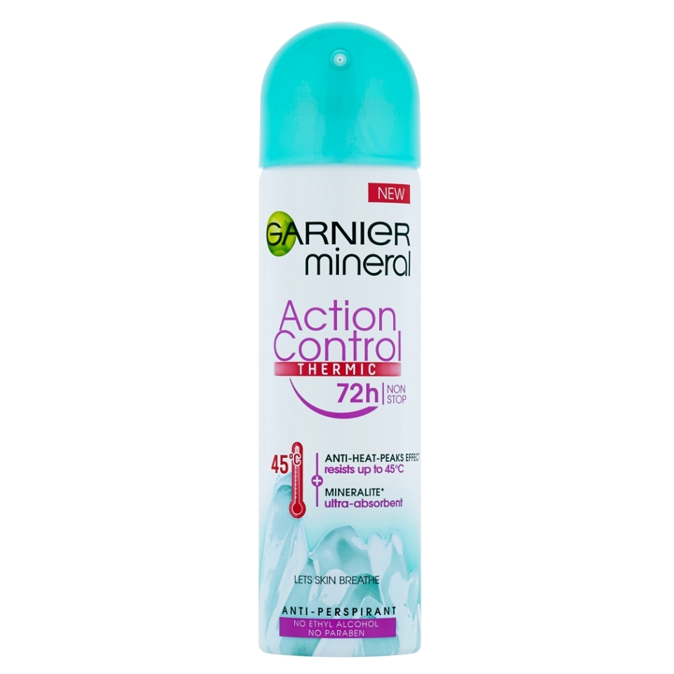 Levně GARNIER Mineral Action Control Thermo Protect 72h Spray Minerální deodorant 150 ml