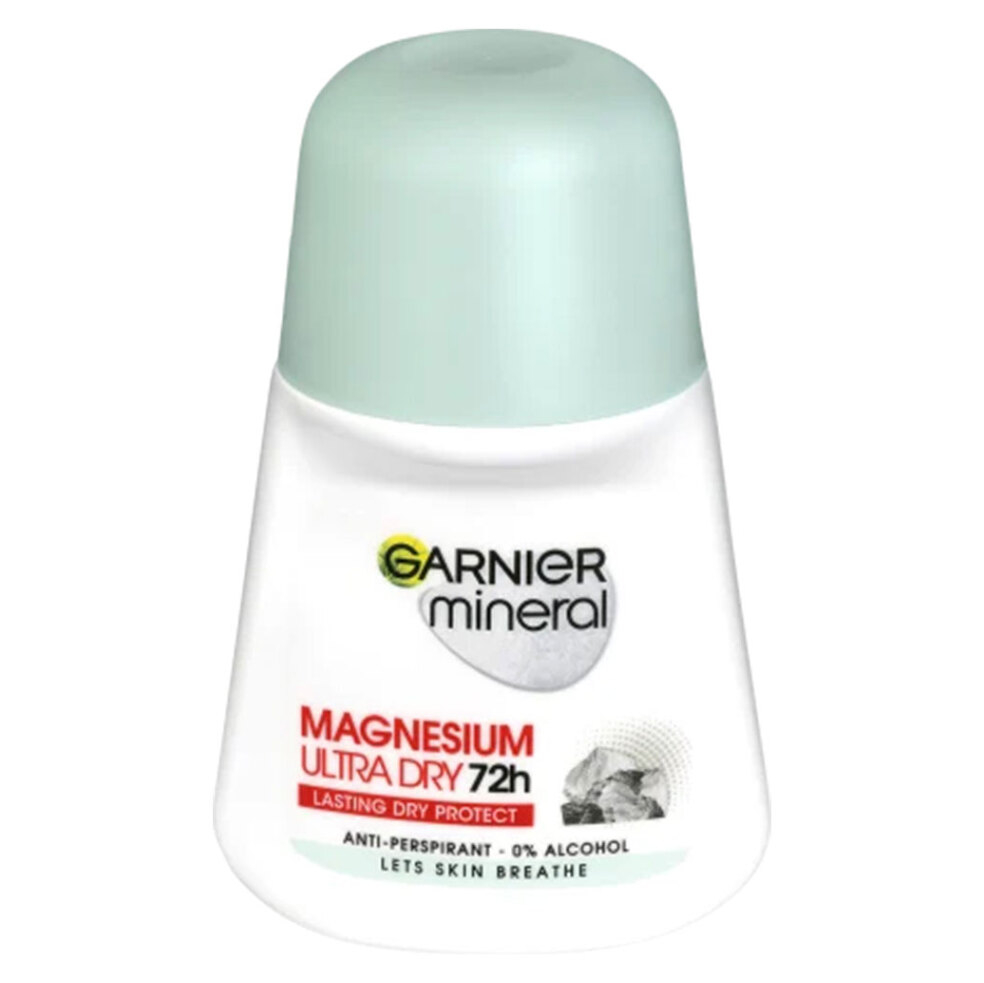 Levně GARNIER Mineral Magnesium Ultra Dry 72H Roll-on antiperspirant 50 ml