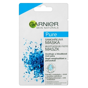 GARNIER Skin Naturals Pure Samohřejivá maska 2x6 ml