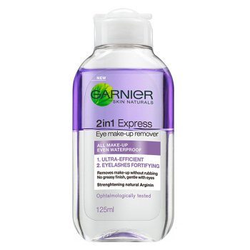 GARNIER Skin Naturals 2v1 Posilující odličovač očí 125 ml (Čistící pleťové vody) - Odličovací