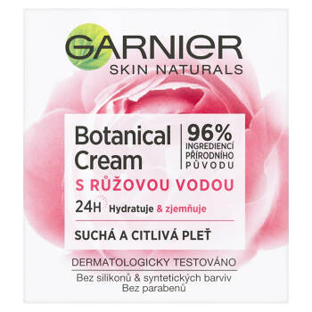GARNIER Skin Naturals Botanical Krém s růžovou vodou 50 ml