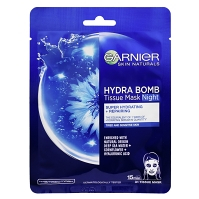GARNIER Skin Naturals Hydra Bomb Textilní maska noční 28 g
