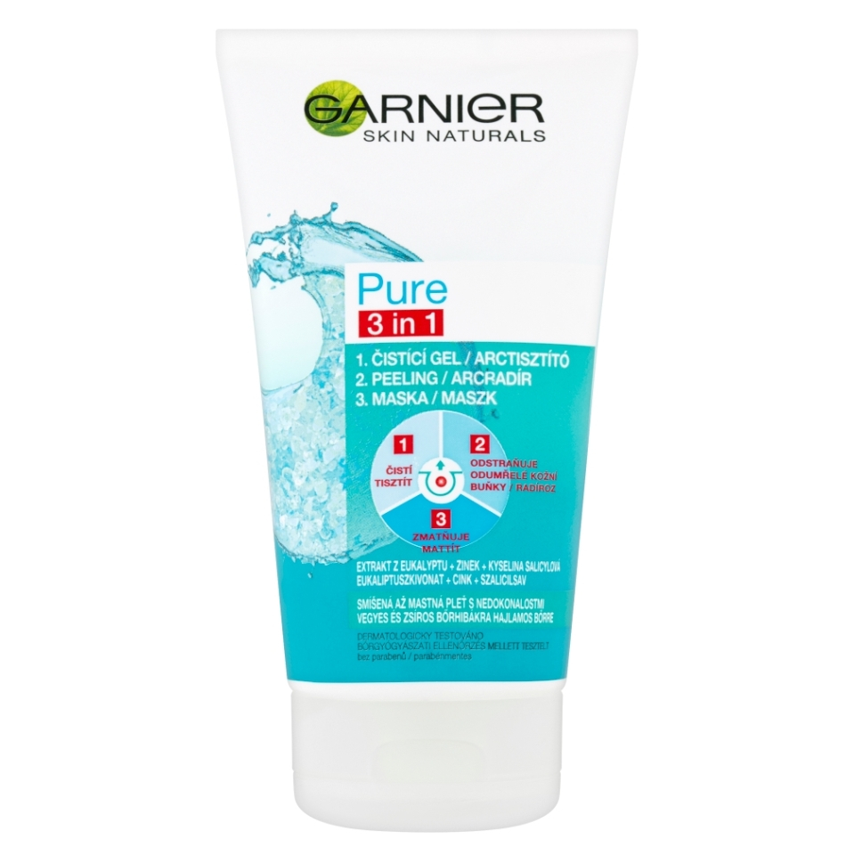 Levně GARNIER Skin Naturals Pure 3v1 150 ml