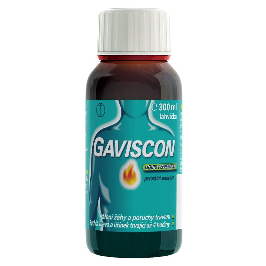 E-shop GAVISCON Liquid peppermintová suspenze 1 x 300 ml