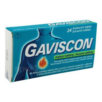 GAVISCON žvýkací tablety 24 tablet