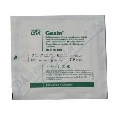 Levně GAZIN Hydrofilní skládaná komprese 10 x 10cm 100 kusů