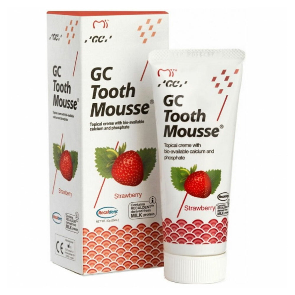Levně GC Tooth mousse dentální krém jahoda 35 ml