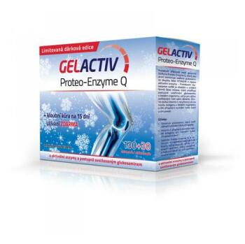 GELACTIV Proteo-Enzyme Q vánoční balení 130+30 tablet ZDARMA : Výprodej