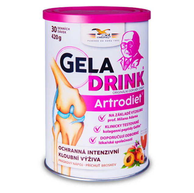 E-shop GELADRINK Artrodiet nápoj broskev 420 g