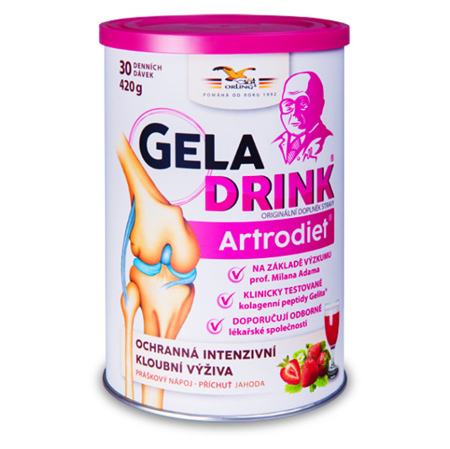 E-shop GELADRINK Artrodiet nápoj jahoda 420 g