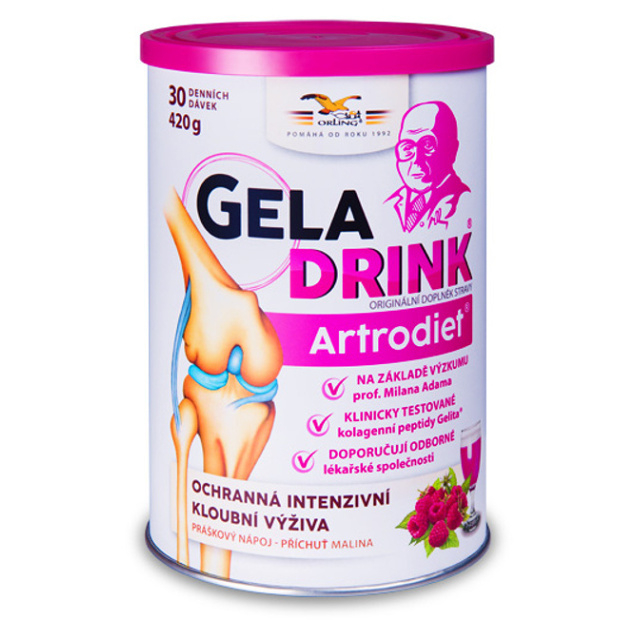 E-shop GELADRINK Artrodiet nápoj malina 420 g