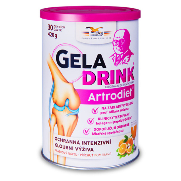 E-shop GELADRINK Artrodiet nápoj pomeranč 420 g