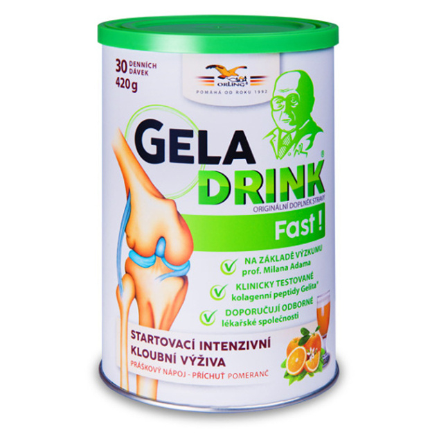 E-shop GELADRINK Fast nápoj pomeranč 420 g