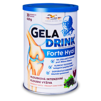 GELADRINK Forte Hyal nápoj černý rybíz 420 g