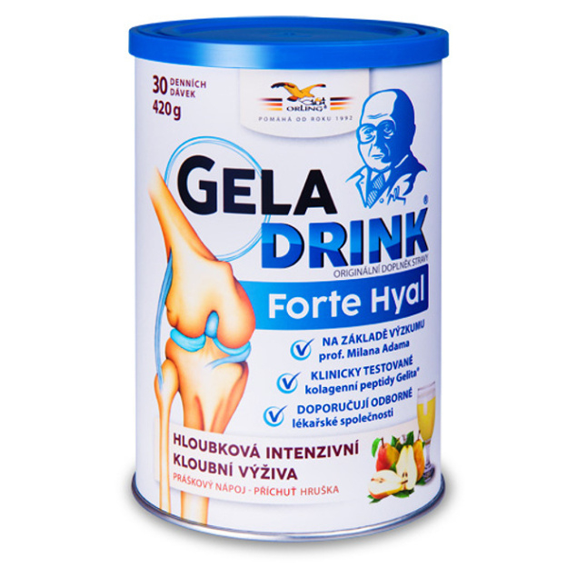 Levně GELADRINK Forte Hyal nápoj hruška 420 g