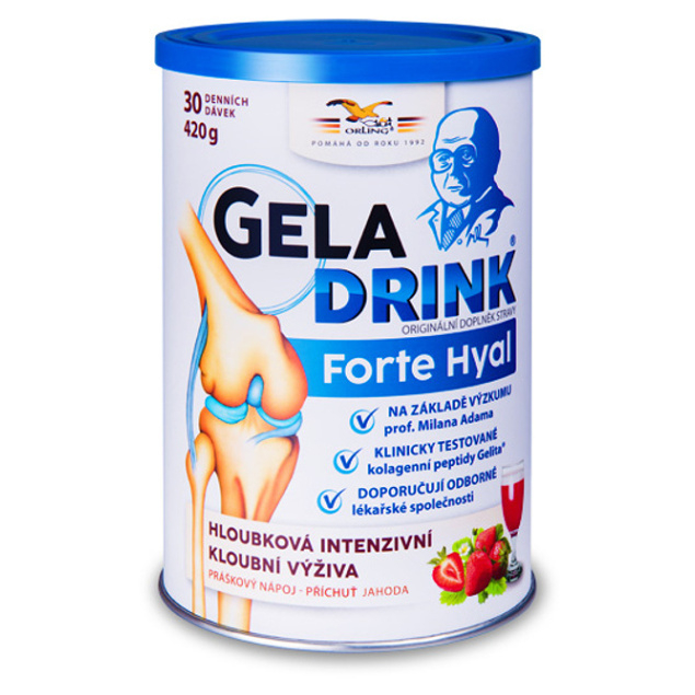E-shop GELADRINK Forte Hyal nápoj jahoda 420 g