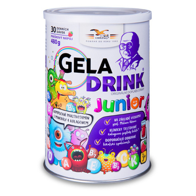 E-shop GELADRINK Junior nápoj jahoda 480 g