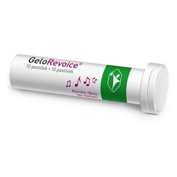 GELOREVOICE Pastilky do krku bezinka bez mentolu 10 kusů (Na bolest v krku) - Dezinfekční