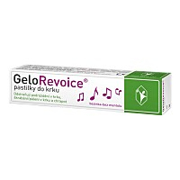 GELOREVOICE Pastilky do krku bezinka bez mentolu 20 kusů