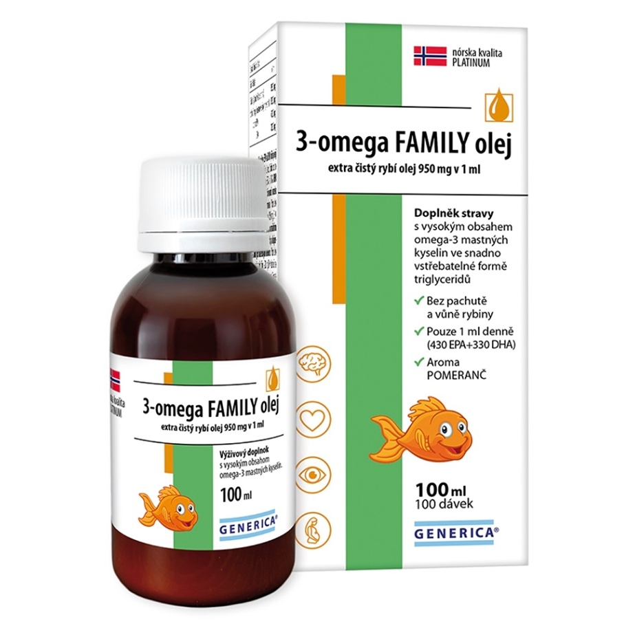 GENERICA 3-omega FAMILY olej 100 ml