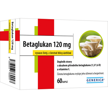 GENERICA Betaglukan 120 mg 60 kapslí