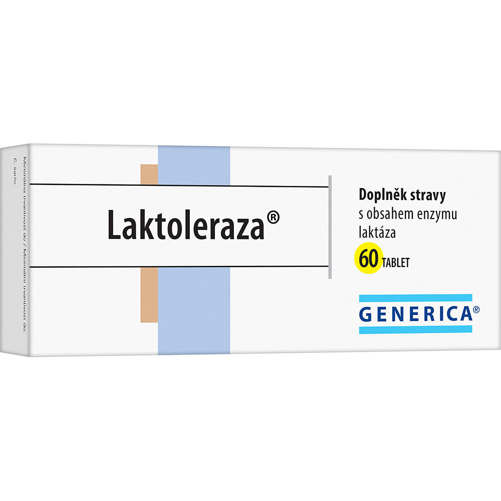 E-shop GENERICA Laktoleraza 60 tablet