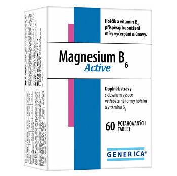 GENERICA Magnesium B6 active 60 tablet
