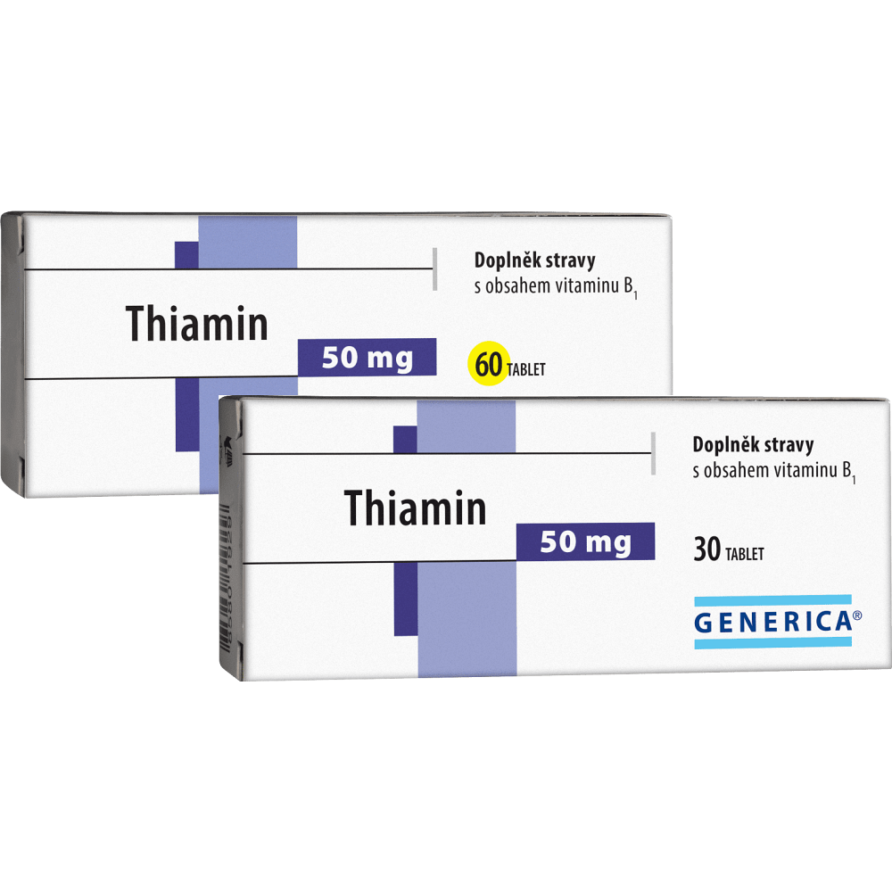 Levně GENERICA Thiamin 60 tablet