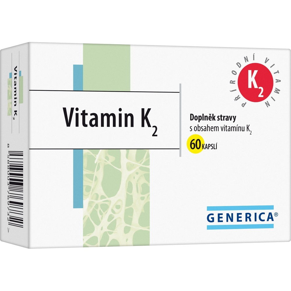 E-shop GENERICA Vitamin K2 60 kapslí