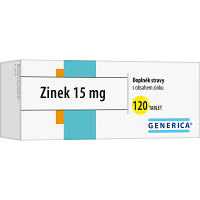 GENERICA Zinek 15 mg 120 tablet