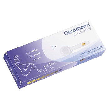 GERATHERM  pH balance domácí test vaginální infekce 5 kusů