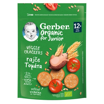 GERBER Krekry s rajčaty 12m+ BIO 100 g (Sušenky, piškoty a dětské křupky)