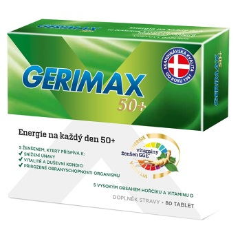 GERIMAX 50+ 80 tablet, expirace